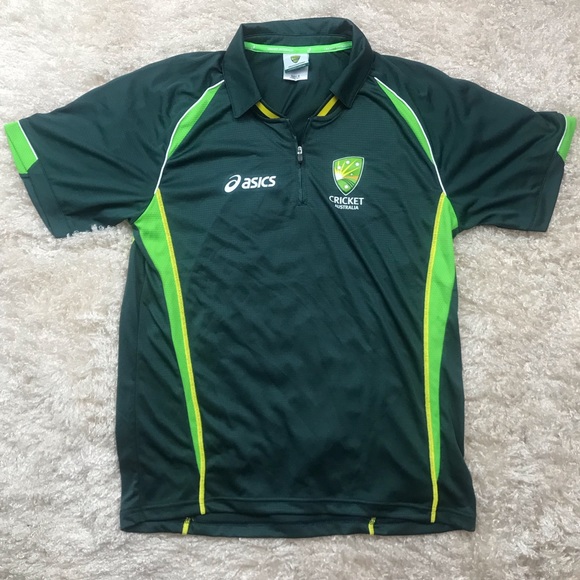 green cricket jersey